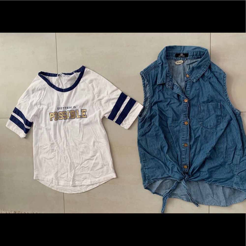 2 medium shirts!!
